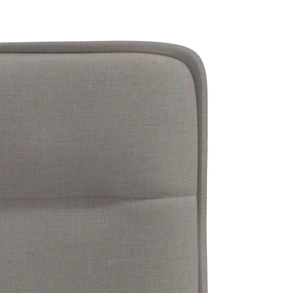 vidaXL Scaune de bucătărie, 2 buc., gri taupe, material textil vidaXL Scaune de bucătărie, 2 buc., gri taupe, material textil