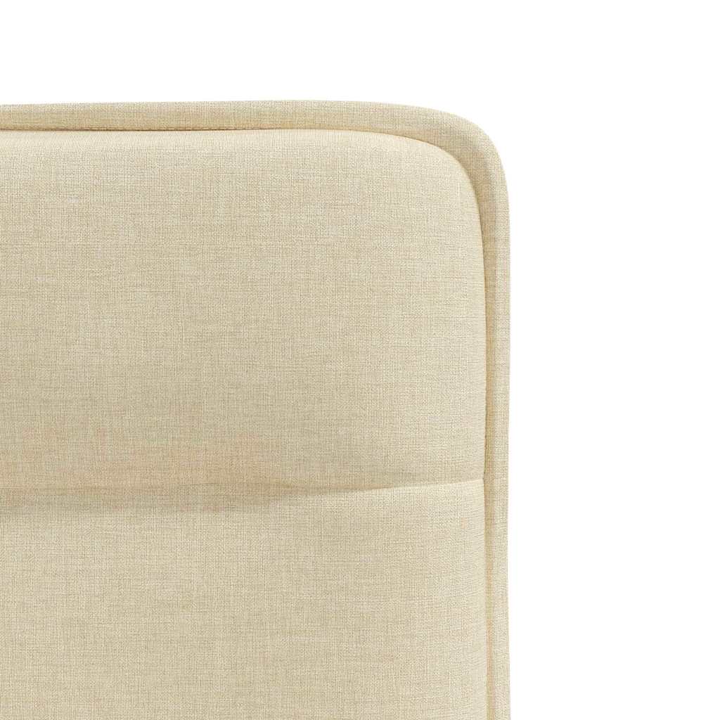 vidaXL Scaune de bucătărie, 2 buc., crem, material textil vidaXL Scaune de bucătărie, 2 buc., crem, material textil
