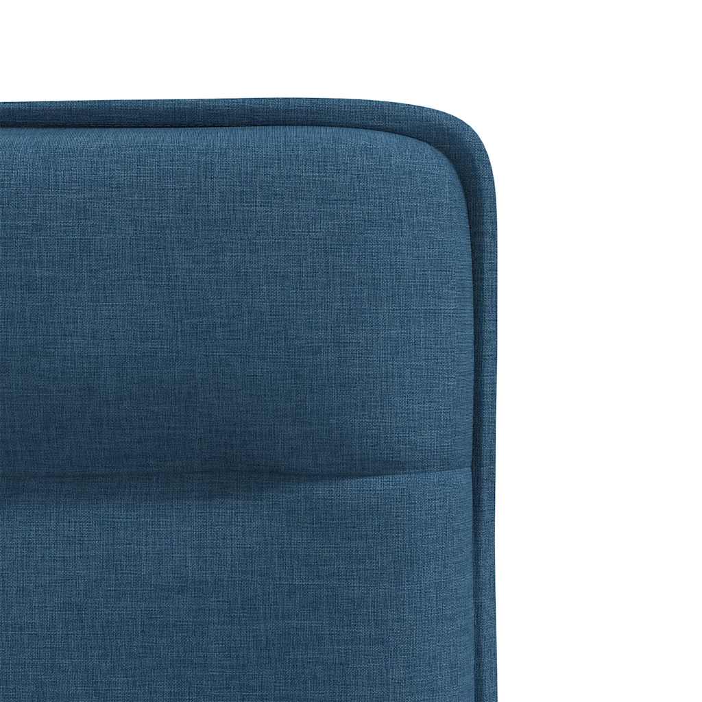 vidaXL Scaune de bucătărie, 2 buc., albastru, textil vidaXL Scaune de bucătărie, 2 buc., albastru, textil