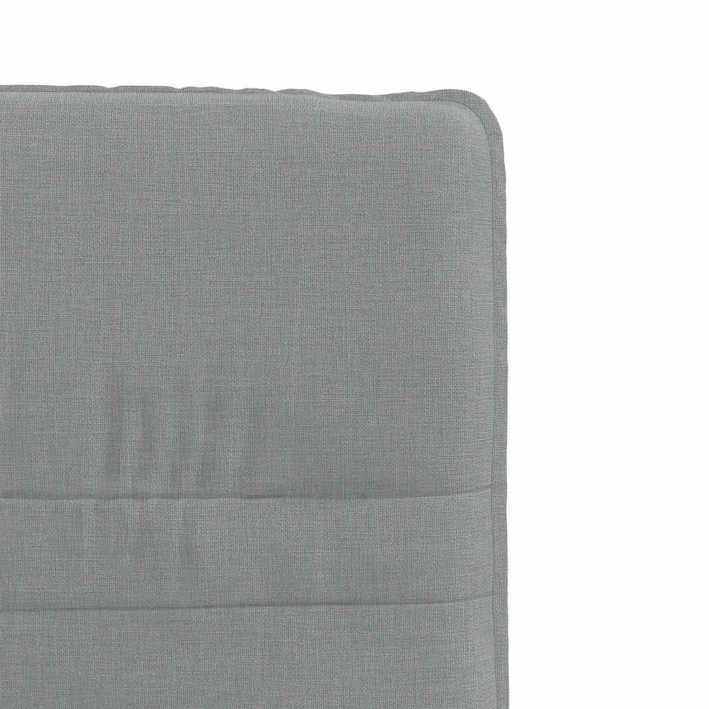 vidaXL Scaune de bucătărie, 2 buc., gri deschis, material textil vidaXL Scaune de bucătărie, 2 buc., gri deschis, material textil