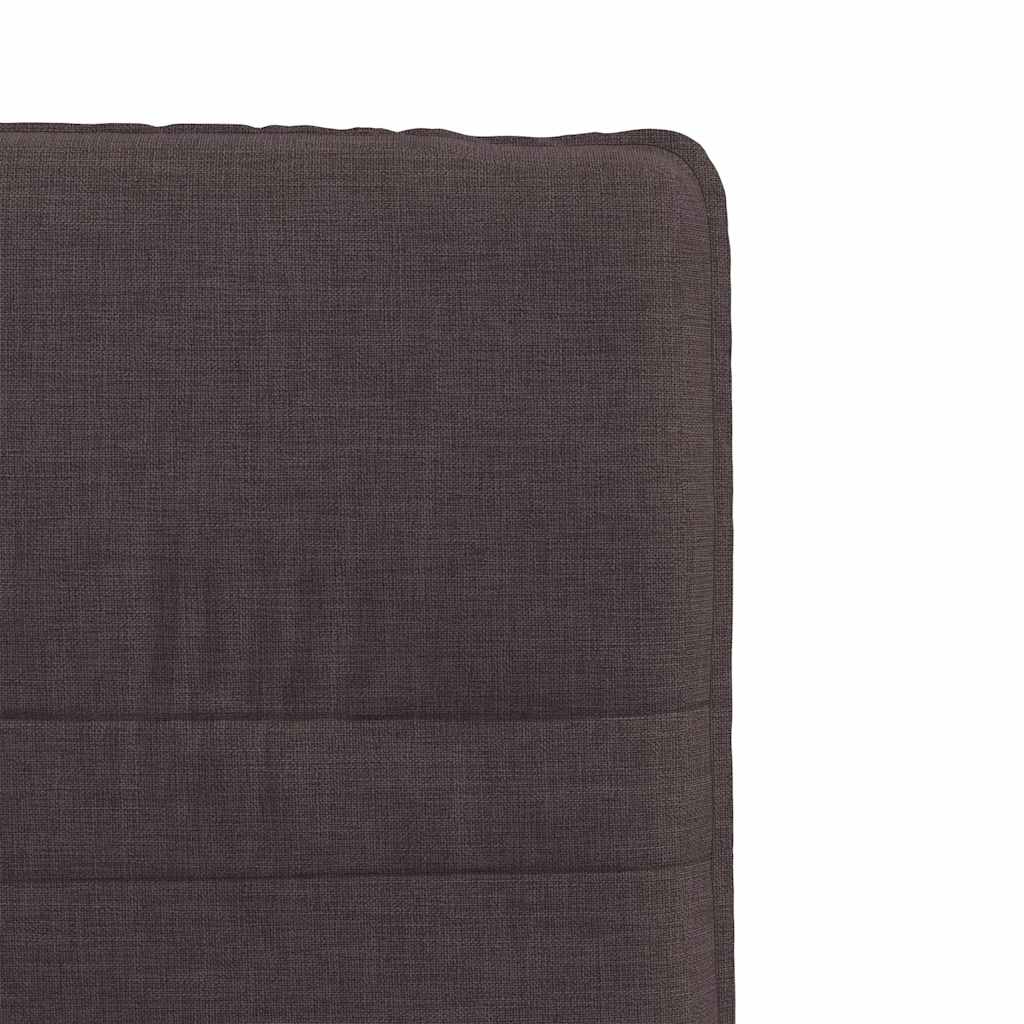 vidaXL Scaune de masă, 2 buc., maro închis, material textil vidaXL Scaune de masă, 2 buc., maro închis, material textil