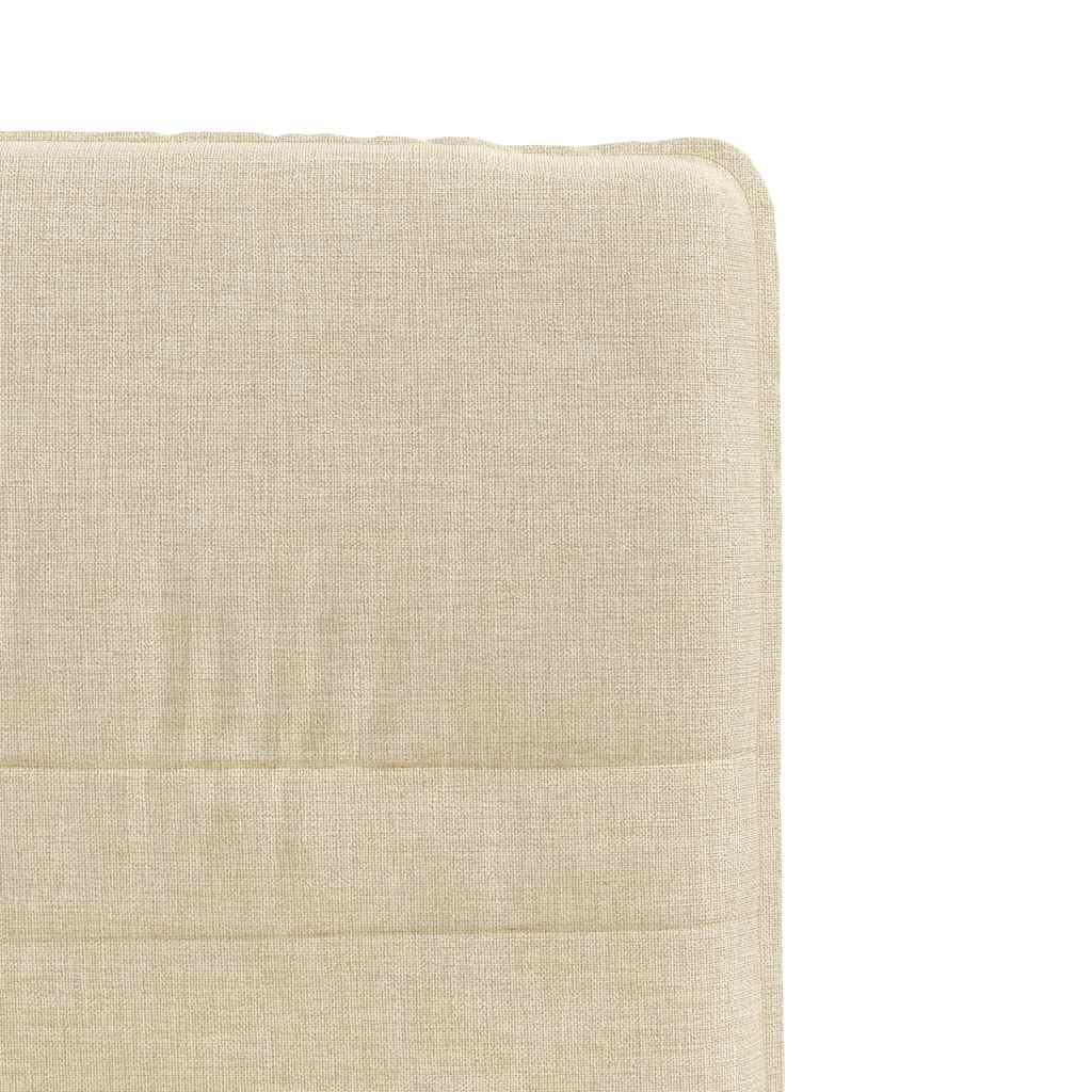 vidaXL Scaune de bucătărie, 2 buc., crem, material textil vidaXL Scaune de bucătărie, 2 buc., crem, material textil