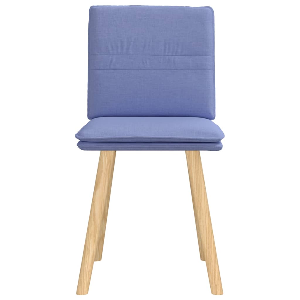 vidaXL Scaune de sufragerie 2 buc țesătură Jeans Blue vidaXL Scaune de sufragerie 2 buc țesătură Jeans Blue