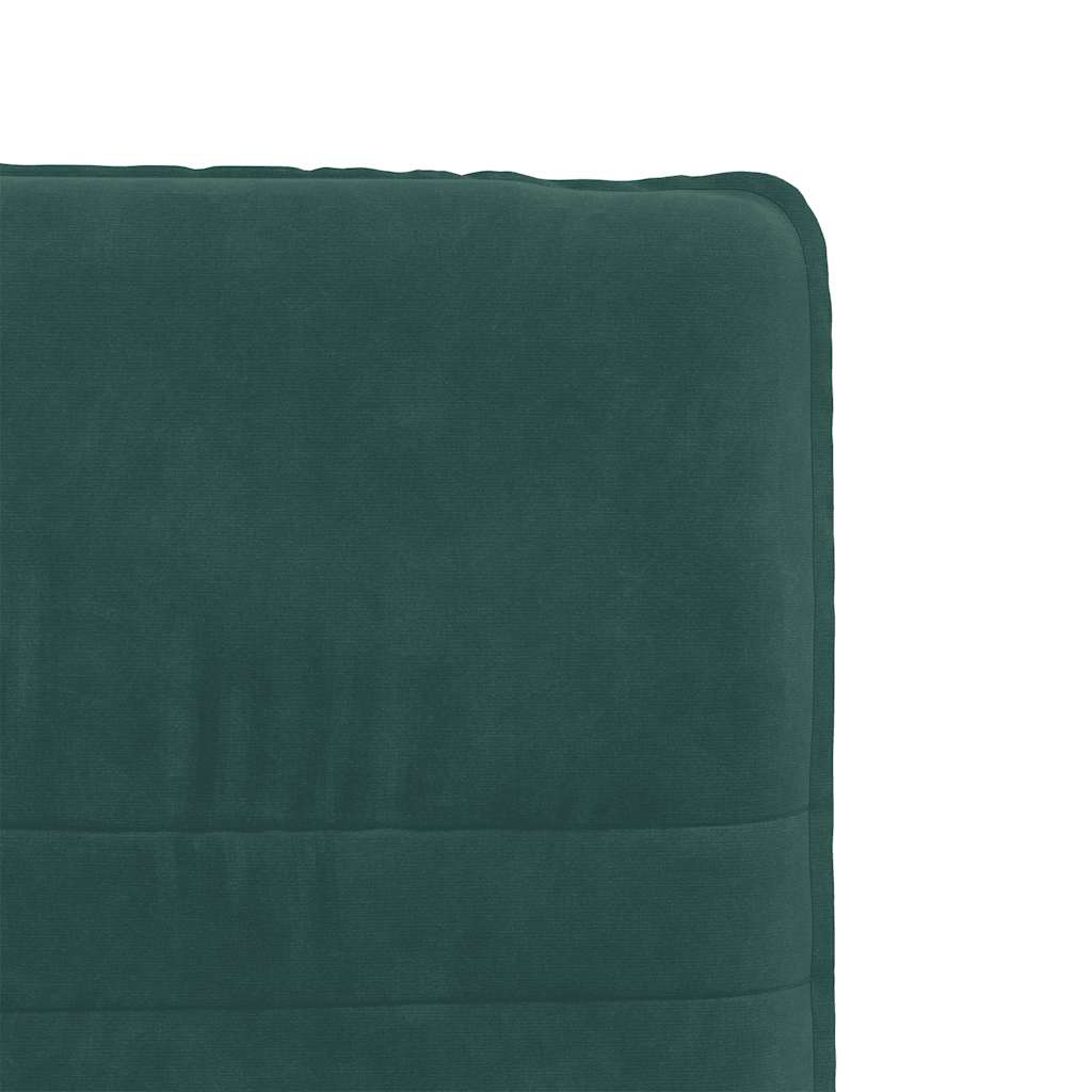 vidaXL Scaun de bucătărie, verde închis, catifea vidaXL Scaun de bucătărie, verde închis, catifea