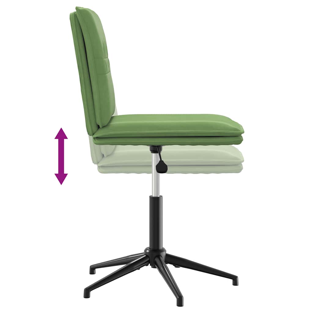 vidaXL Scaun de bucătărie, verde deschis, catifea vidaXL Scaun de bucătărie, verde deschis, catifea