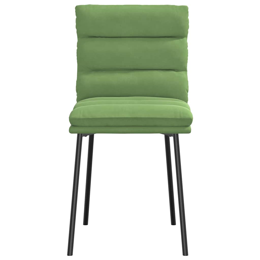 vidaXL Scaune de bucătărie, 2 buc., verde deschis, catifea vidaXL Scaune de bucătărie, 2 buc., verde deschis, catifea