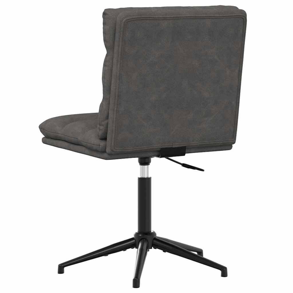 vidaXL Scaun de bucătărie, negru, piele ecologică vidaXL Scaun de bucătărie, negru, piele ecologică