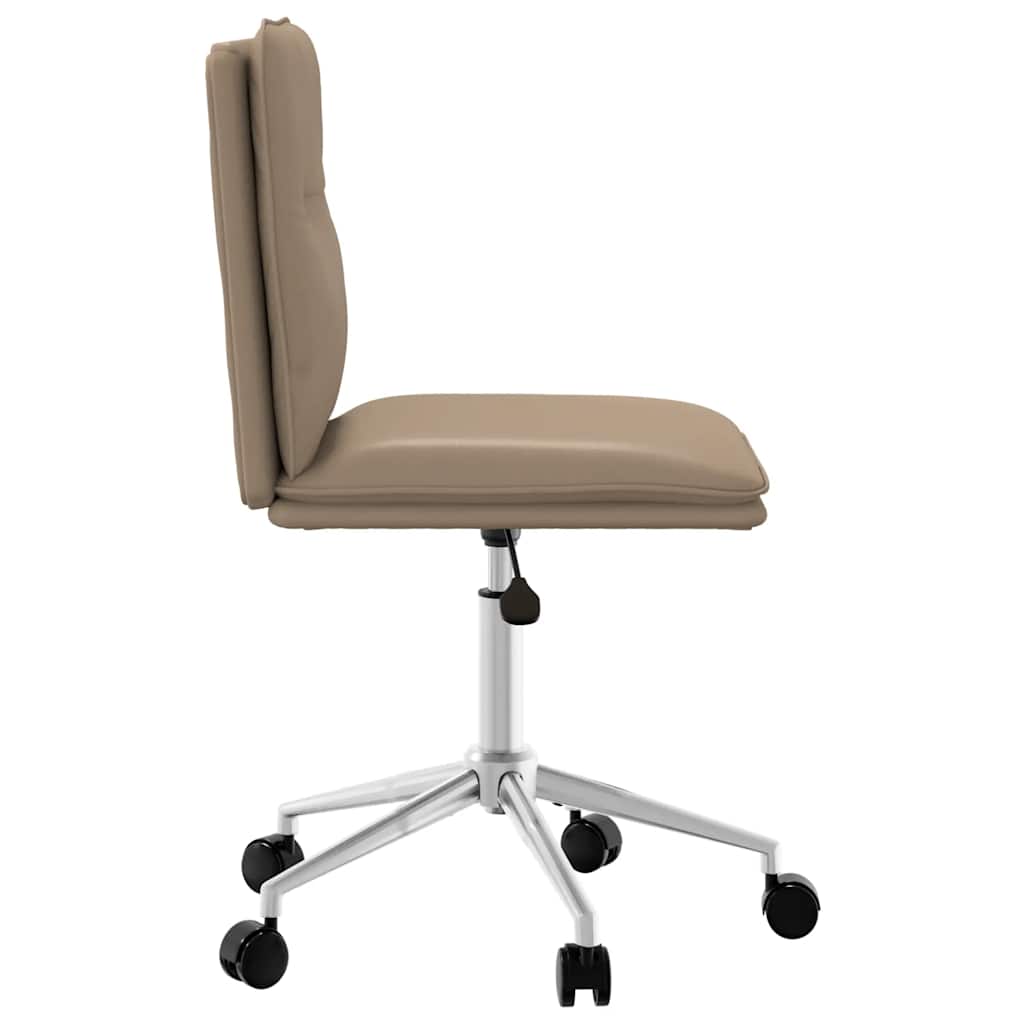 vidaXL Scaun de sufragerie din piele artificială Cappuccino