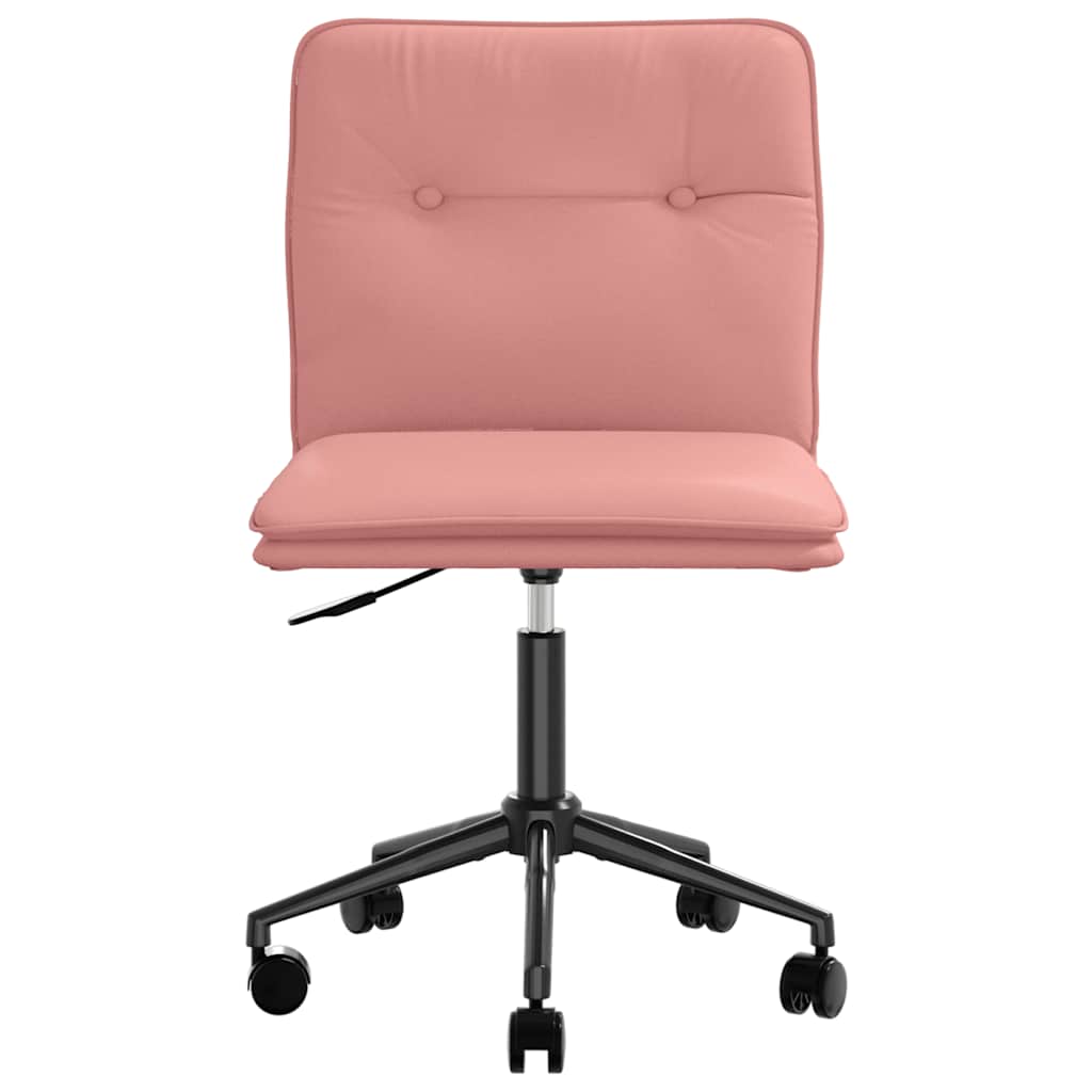 vidaXL Scaun de sufragerie din piele artificială roz