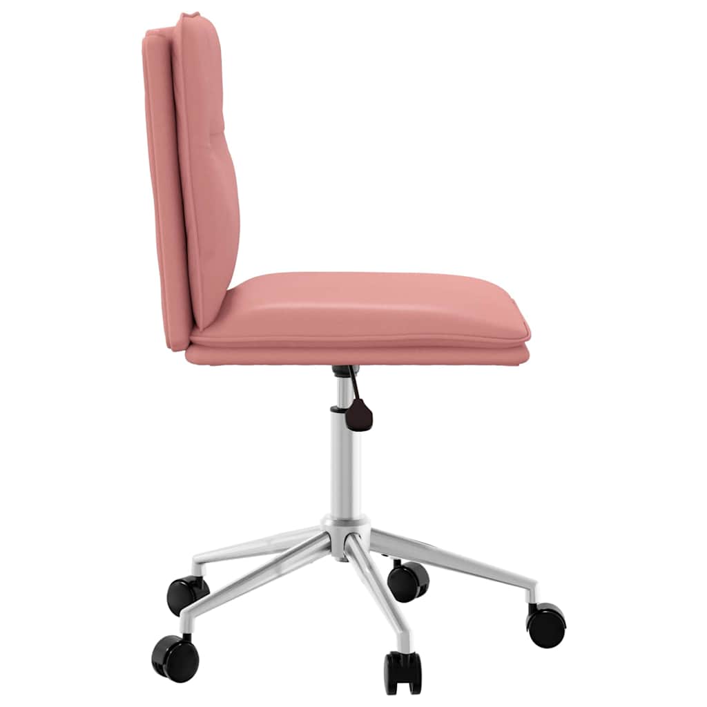vidaXL Scaun de sufragerie din piele artificială roz