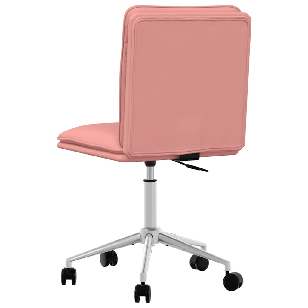 vidaXL Scaun de sufragerie din piele artificială roz