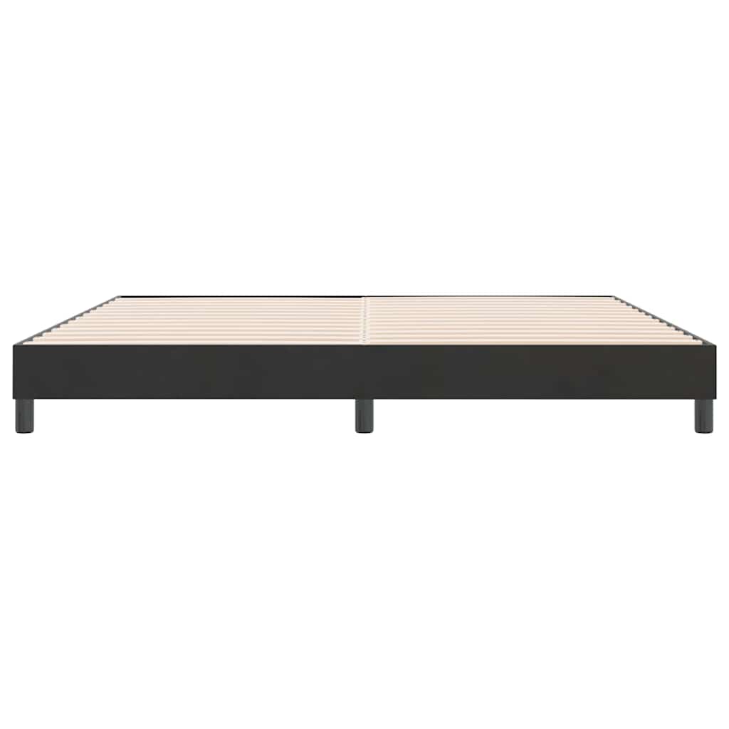 vidaXL Cadru de pat fără saltea neagră 180x210 cm catifea