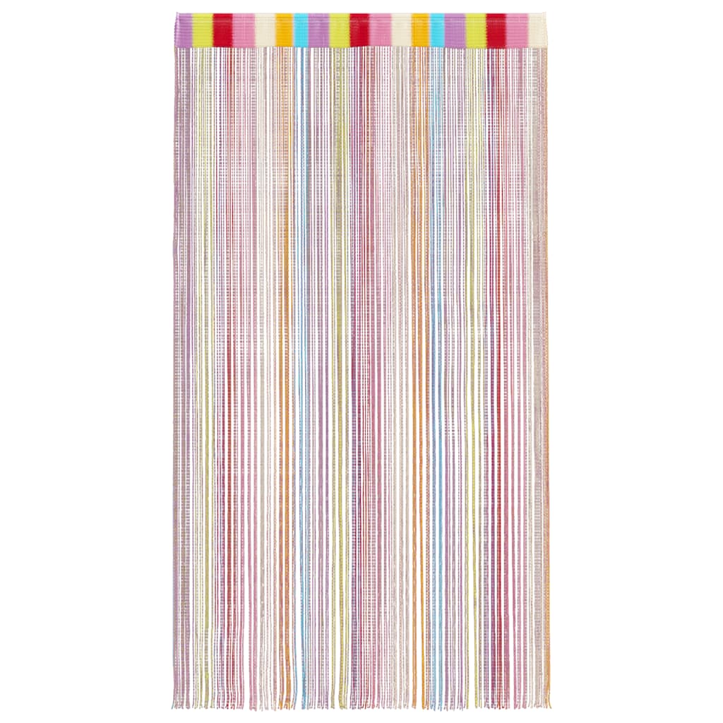 vidaXL Perdele șir 2 buc Multicolor 100x250 cm