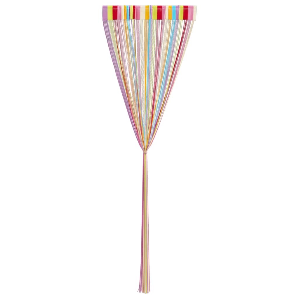 vidaXL Perdele șir 2 buc Multicolor 100x250 cm