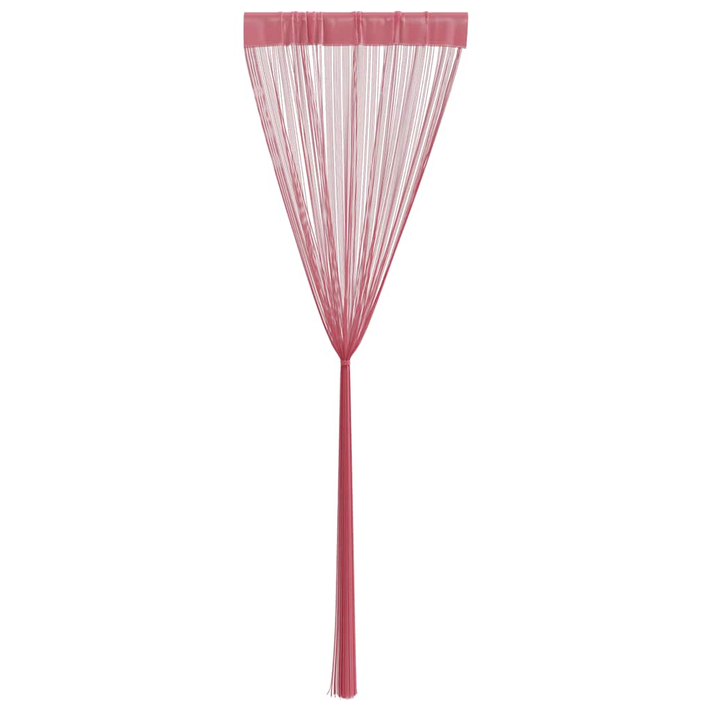 vidaXL Perdele șir 2 buc Roz 140x250 cm