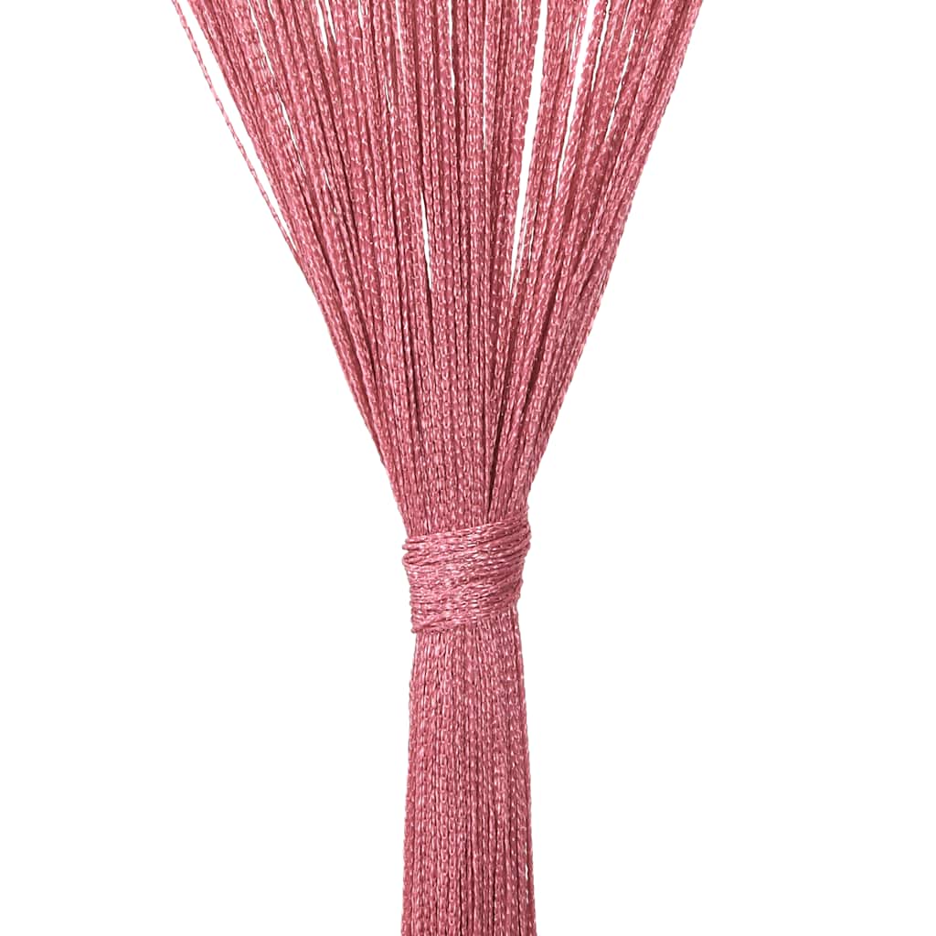 vidaXL Perdele șir 2 buc Roz 140x250 cm