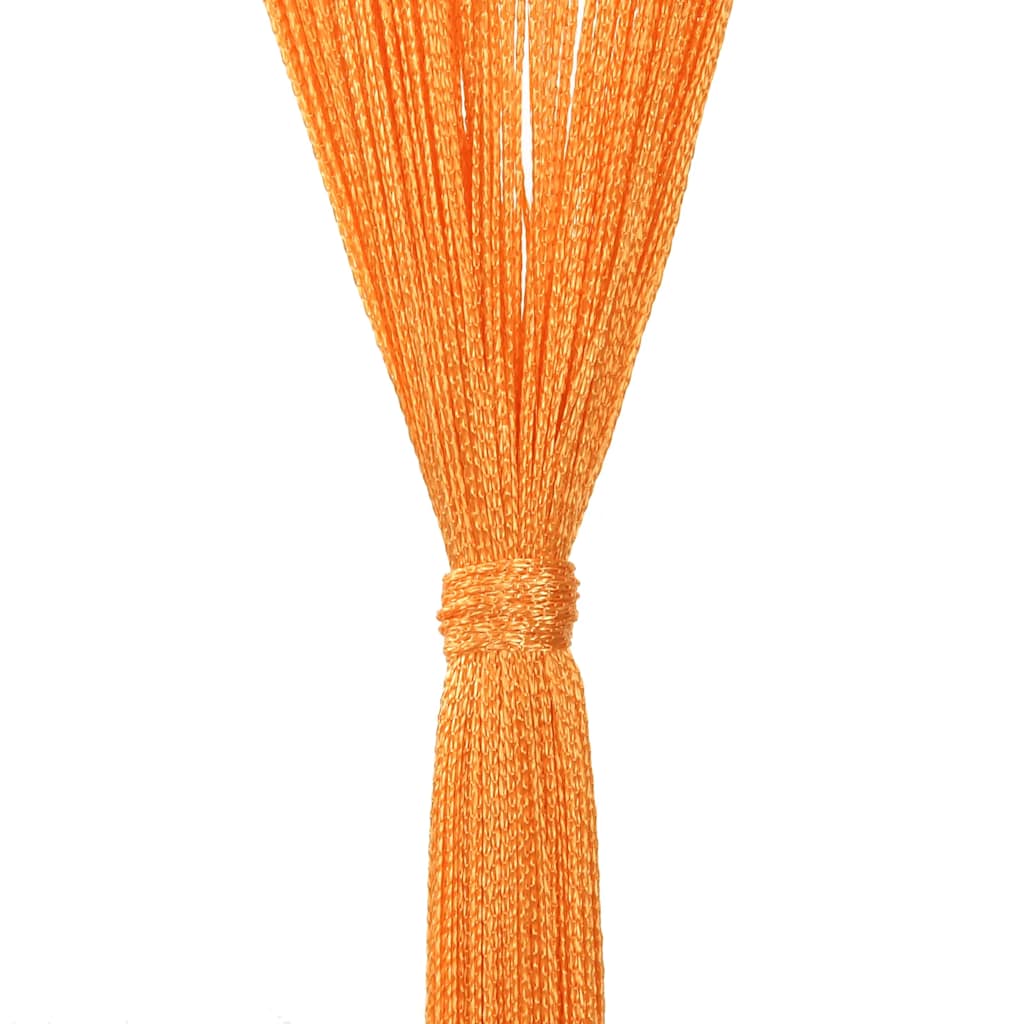 vidaXL Perdele șir 2 buc Portocaliu 140x250 cm