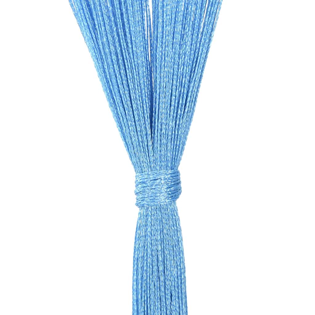 vidaXL Perdele șir 2 buc Albastru deschis 100x250 cm