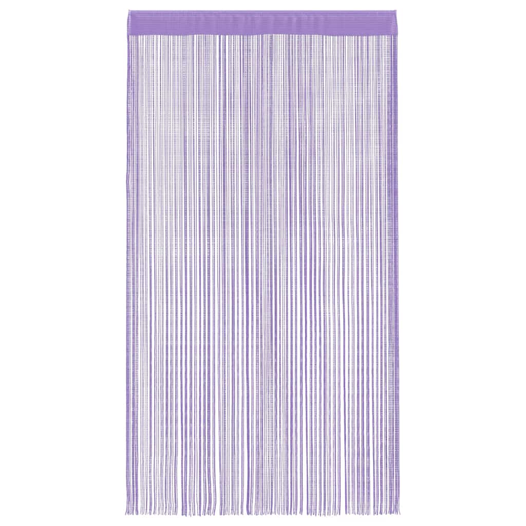 vidaXL Perdele șir 2 buc Violet 100x250 cm