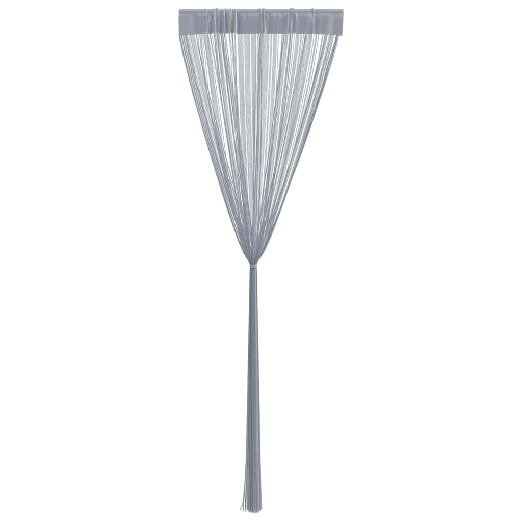 vidaXL Perdele șir 2 buc Gri deschis 140x250 cm