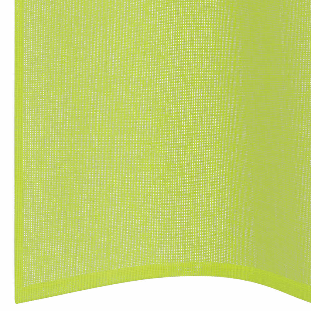 vidaXL Perdele Voile cu Oeje 2 buc Verde măr 140x300 cm vidaXL Perdele Voile cu Oeje 2 buc Verde măr 140x300 cm