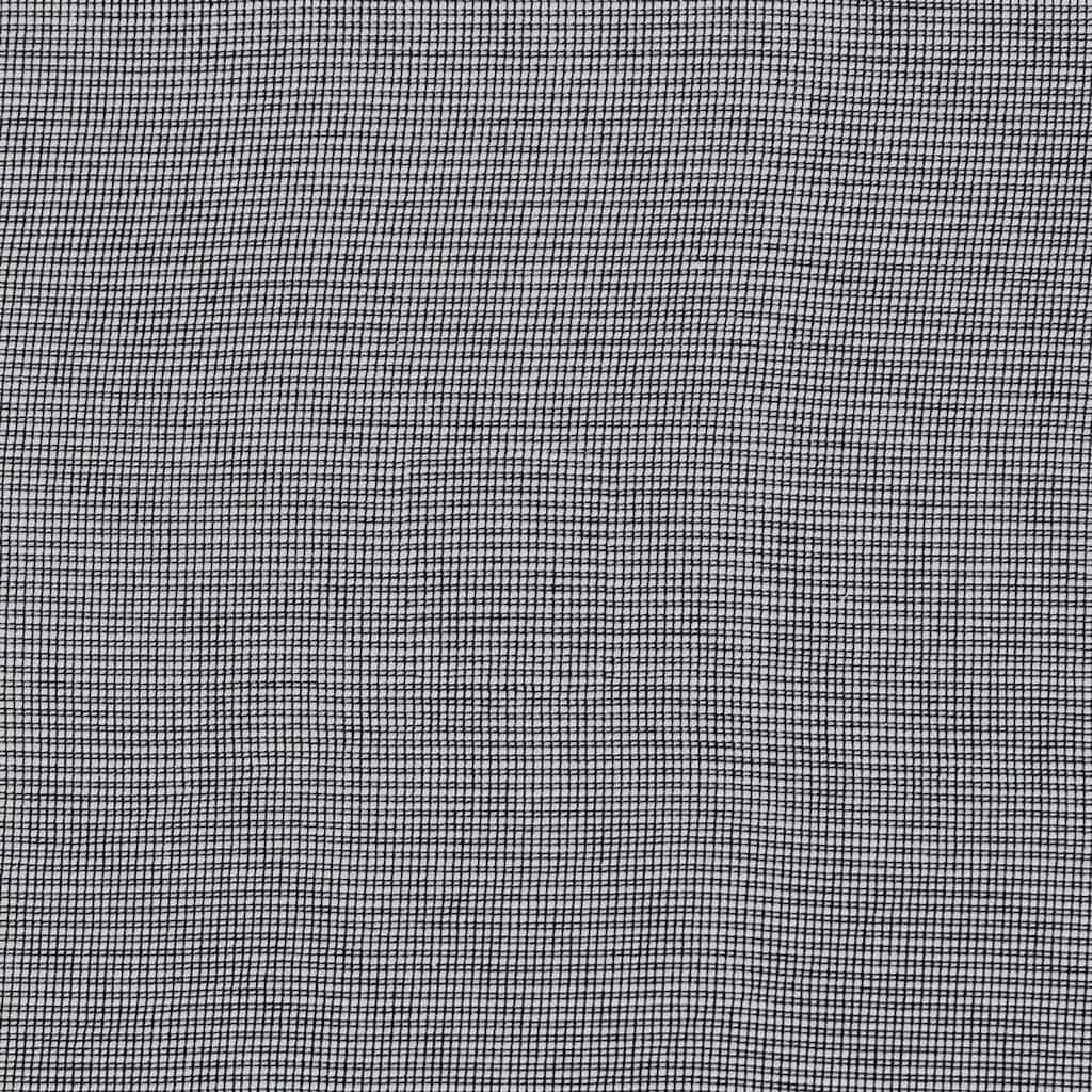 vidaXL Perdele Voile cu Oeli 2 buc Negru 140x225 cm