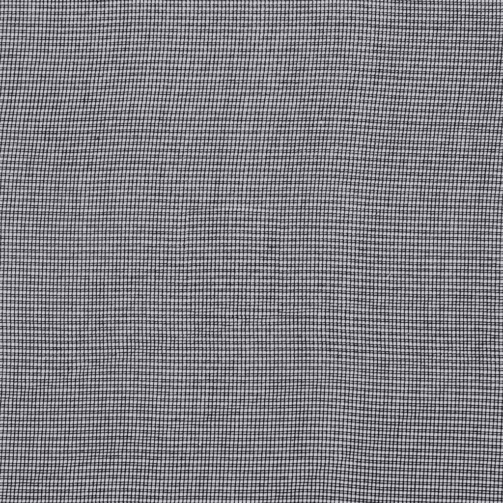 vidaXL Perdele Voile cu Oeli 2 buc Negru 140x245 cm
