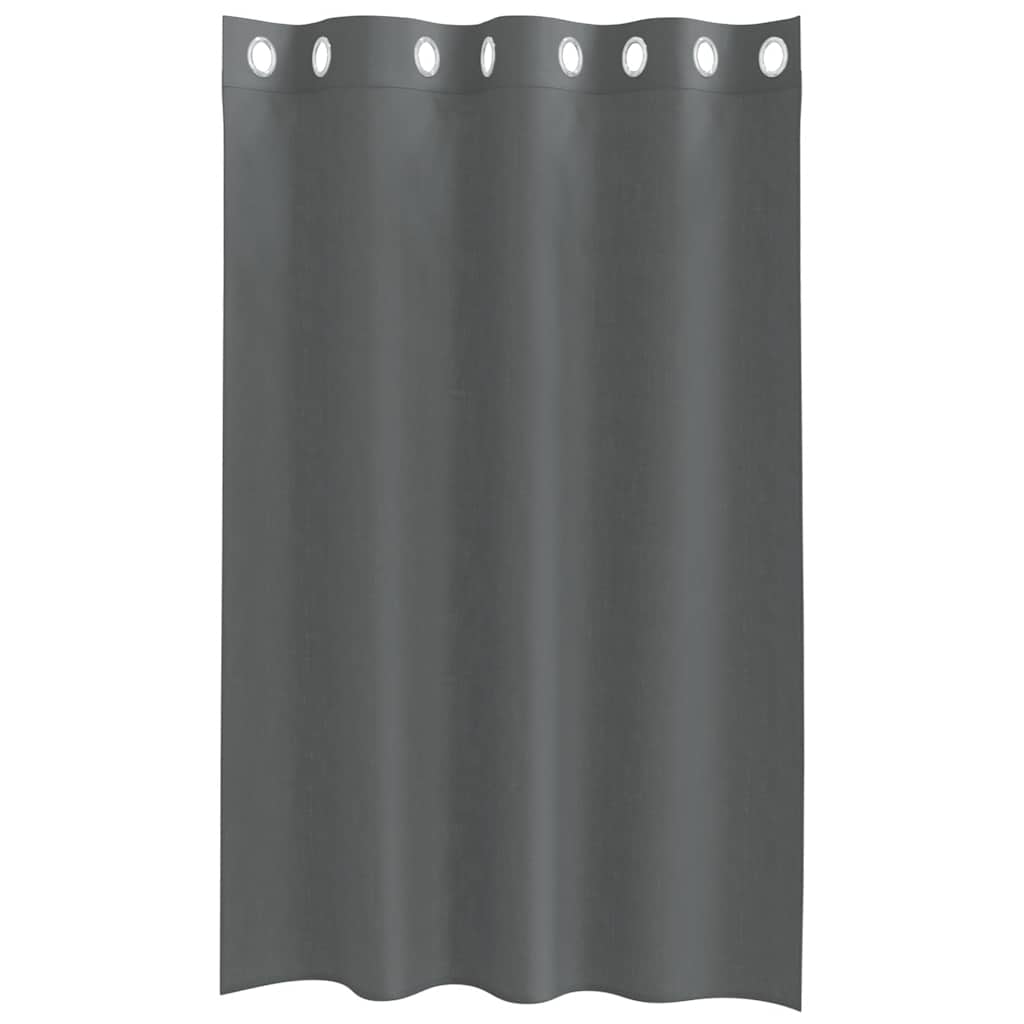 vidaXL Perdele voal cu oeje 2 buc Gri închis 140x175 cm vidaXL Perdele voal cu oeje 2 buc Gri închis 140x175 cm