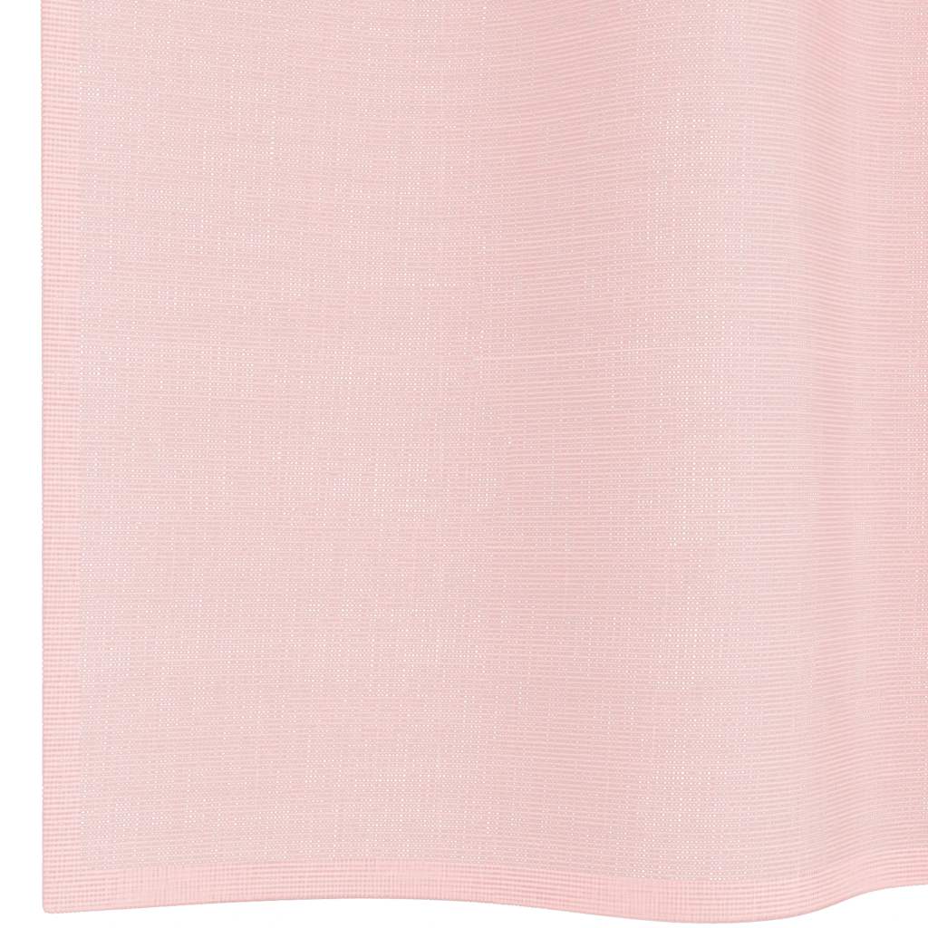 vidaXL Perdele Voile cu Oelii 2 buc Roz deschis 140x140 cm vidaXL Perdele Voile cu Oelii 2 buc Roz deschis 140x140 cm