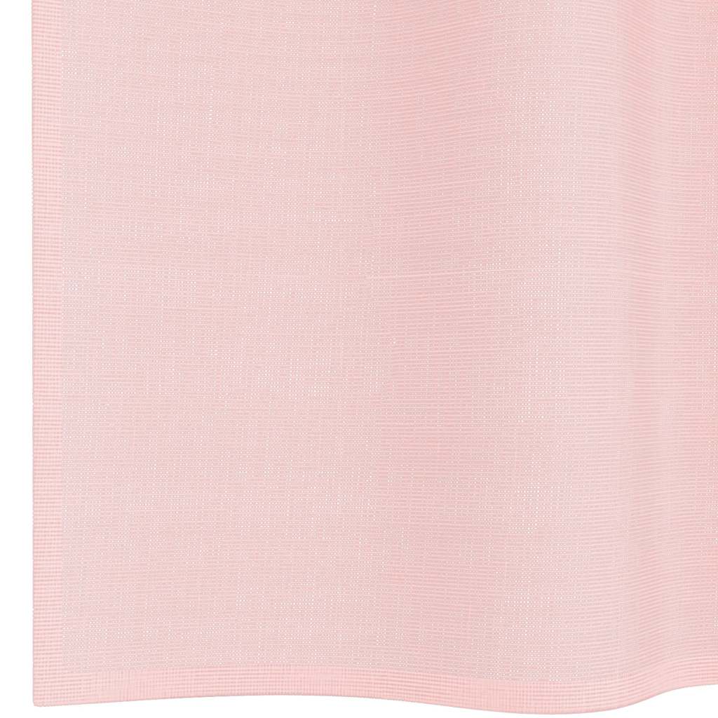 vidaXL Perdele Voile cu Oelii 2 buc Roz deschis 140x225 cm vidaXL Perdele Voile cu Oelii 2 buc Roz deschis 140x225 cm