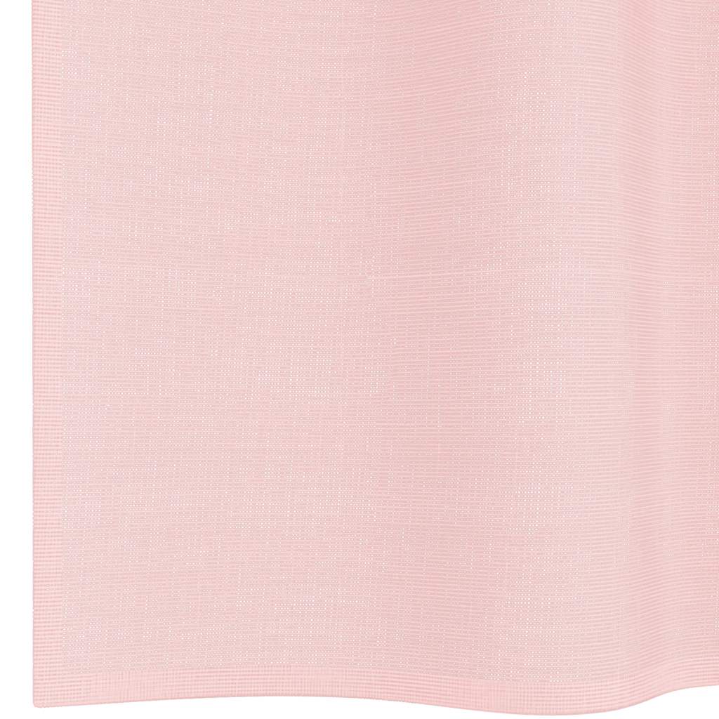 vidaXL Perdele Voile cu Oelii 2 buc Roz deschis 140x300 cm vidaXL Perdele Voile cu Oelii 2 buc Roz deschis 140x300 cm