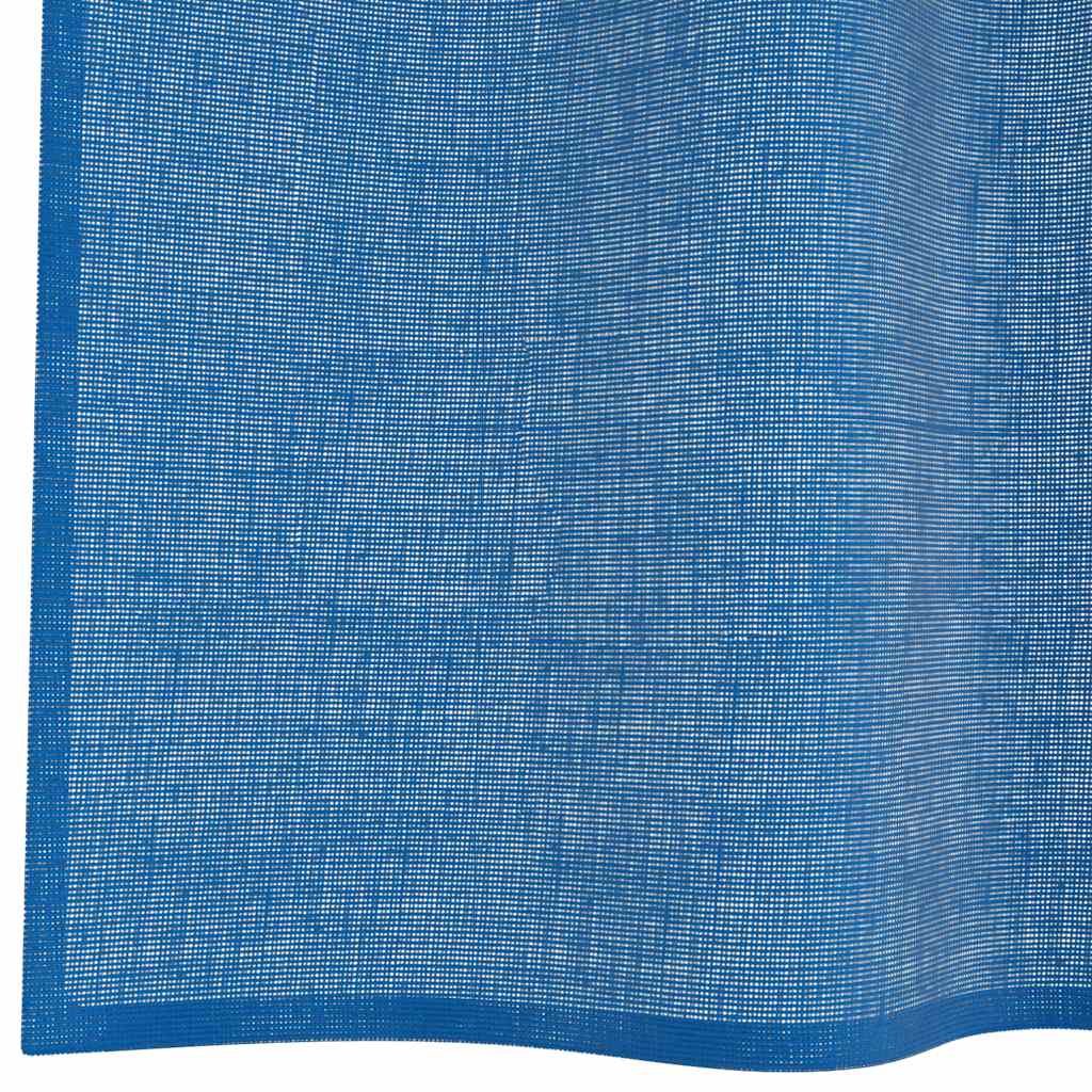 vidaXL Perdele Voile cu Oelii 2 buc Albastru Regal vidaXL Perdele Voile cu Oelii 2 buc Albastru Regal