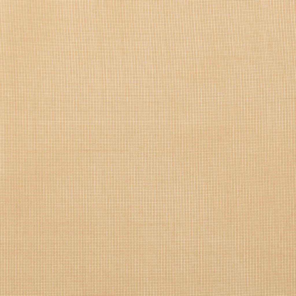 vidaXL Perdele Voile cu Oelii 2 buc Nisip