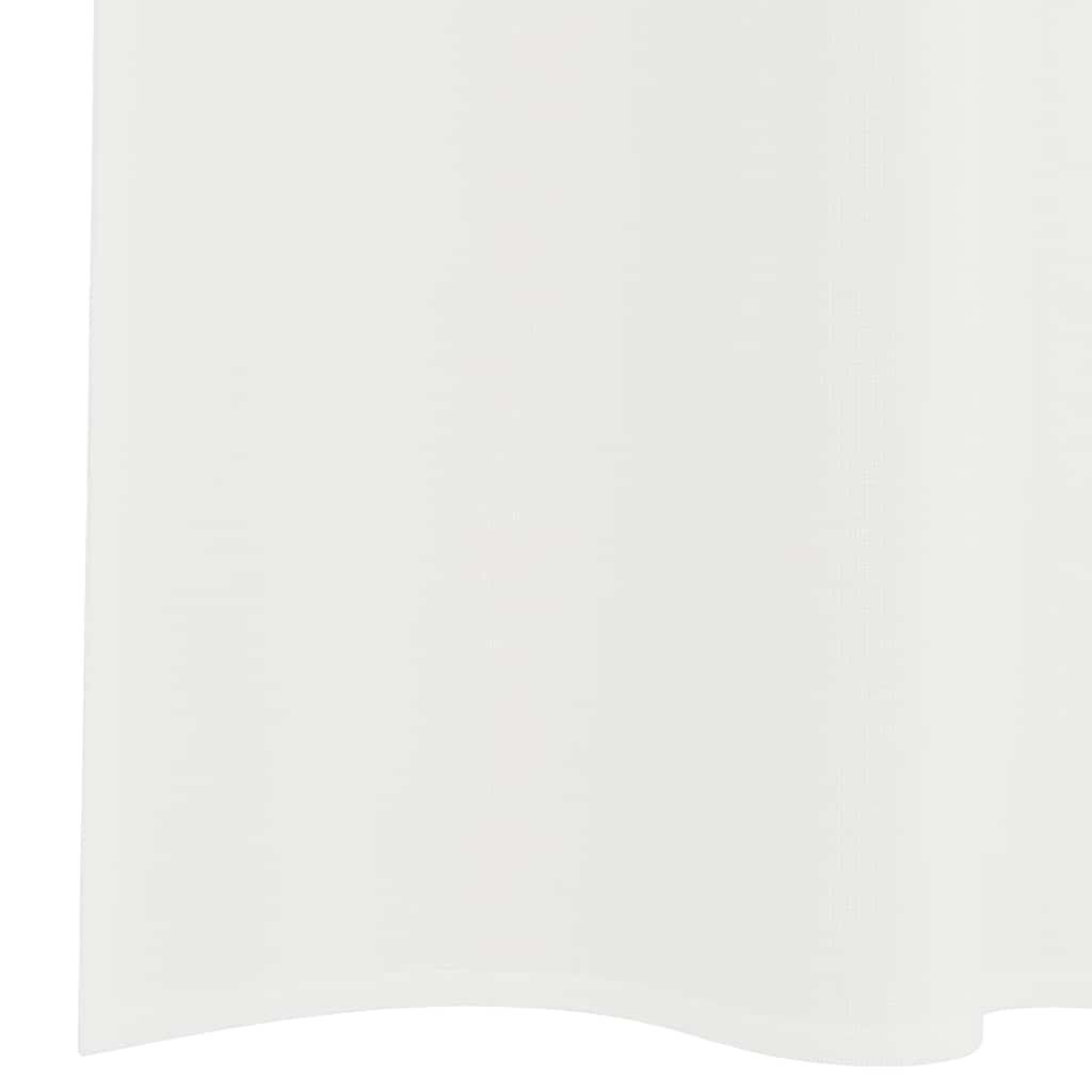 vidaXL Perdele Voile cu buzunare pentru bare 2 buc Alb vidaXL Perdele Voile cu buzunare pentru bare 2 buc Alb