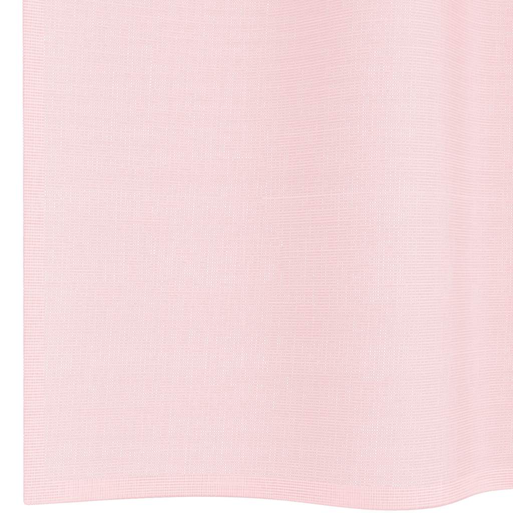 vidaXL Perdele voal cu bucle 2 buc Roz deschis 140x245 cm vidaXL Perdele voal cu bucle 2 buc Roz deschis 140x245 cm