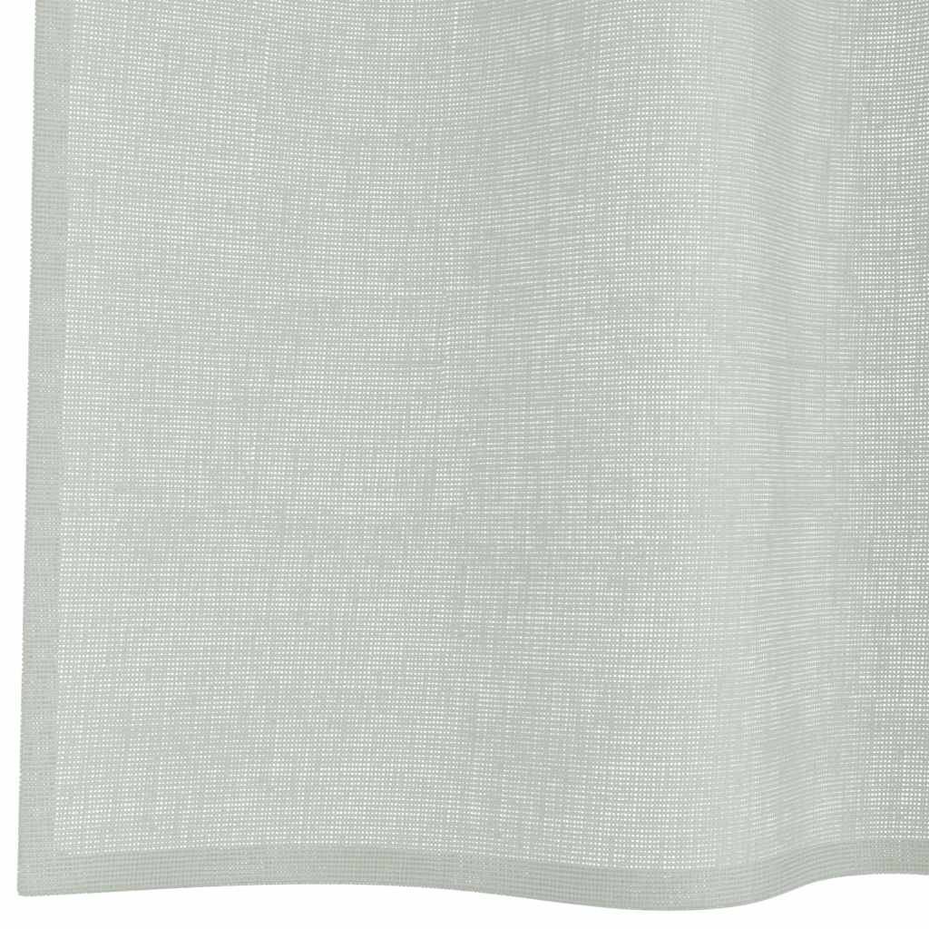 vidaXL Perdele Voile cu Bucle 2 buc Gri deschis 140x175 cm vidaXL Perdele Voile cu Bucle 2 buc Gri deschis 140x175 cm