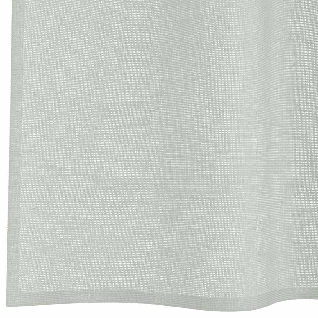 vidaXL Perdele voal cu bucle 2 buc Gri deschis 140x260 cm vidaXL Perdele voal cu bucle 2 buc Gri deschis 140x260 cm