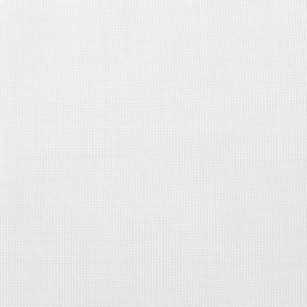 vidaXL Perdele Voile cu Bucle 2 buc Alb 140x140 cm