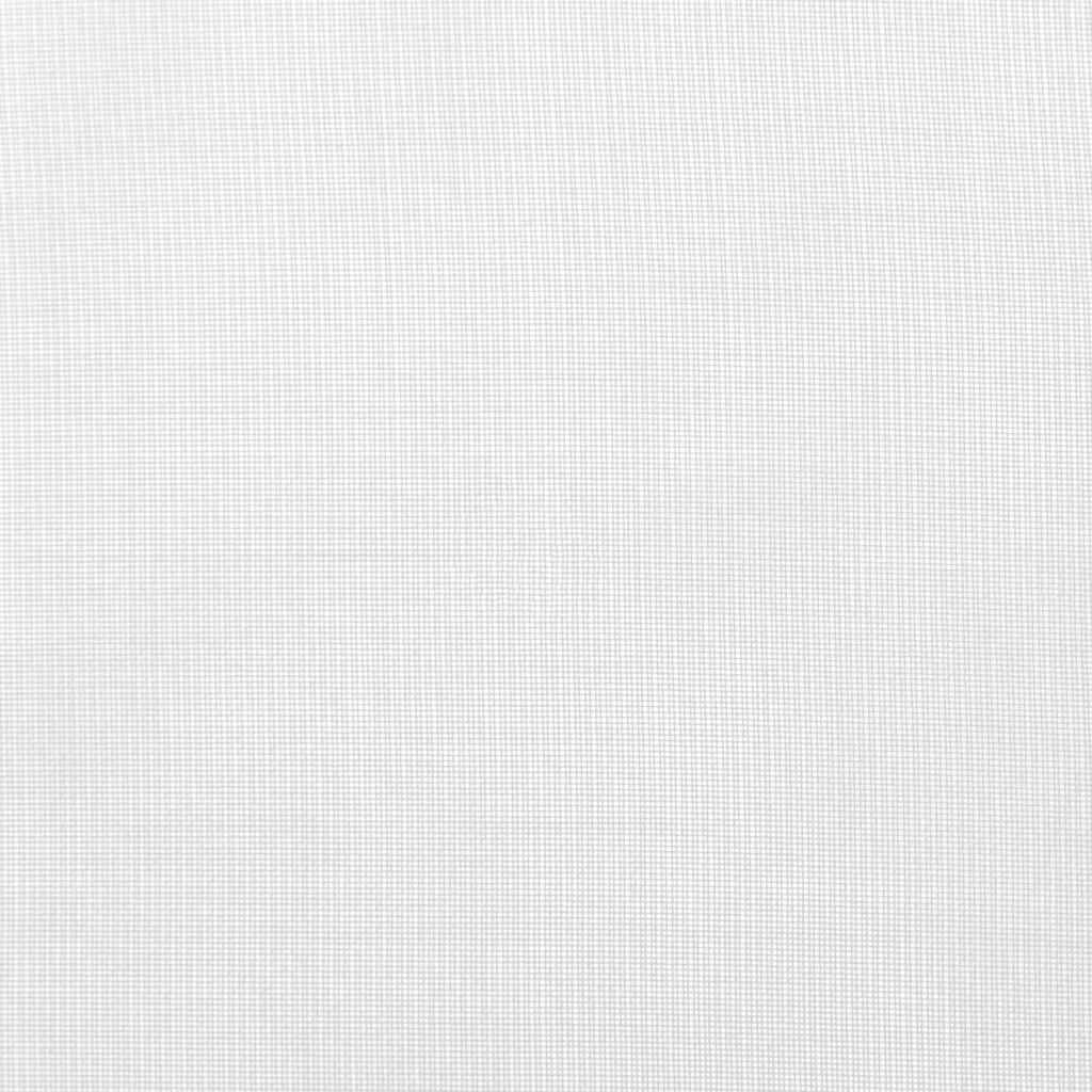 vidaXL Perdele Voile cu Bucle 2 buc Alb 140x225 cm