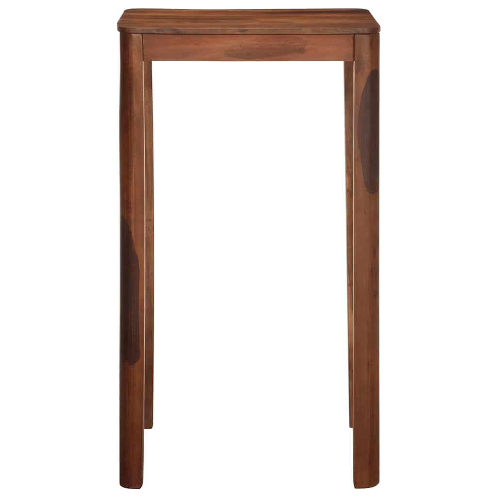 vidaXL Masa de bar 60x60x107 cm din lemn masiv de salcam