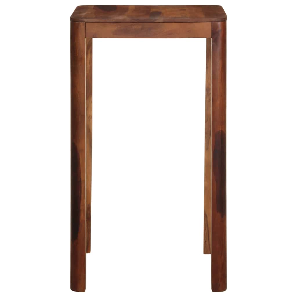 vidaXL Masa de bar 60x60x107 cm din lemn masiv de salcam