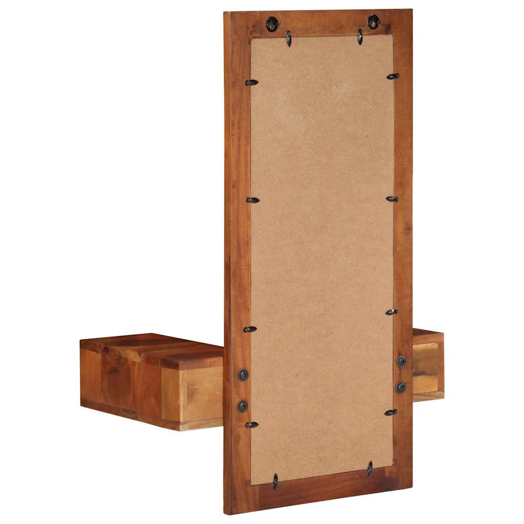vidaXL Oglindă de perete cu sertare 60x33x90 cm lemn masiv de salcâm vidaXL Oglindă de perete cu sertare 60x33x90 cm lemn masiv de salcâm