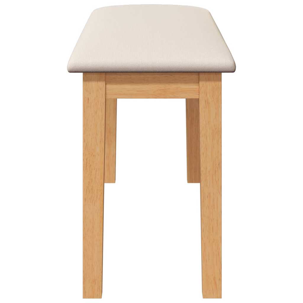 vidaXL Bancă 90 cm din lemn masiv cauciuc vidaXL Bancă 90 cm din lemn masiv cauciuc