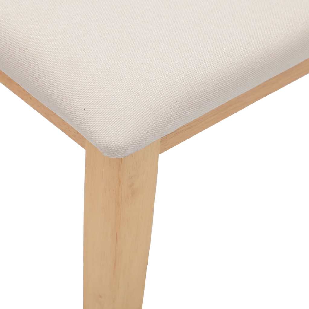 vidaXL Bancă 110 cm din lemn masiv cauciuc vidaXL Bancă 110 cm din lemn masiv cauciuc