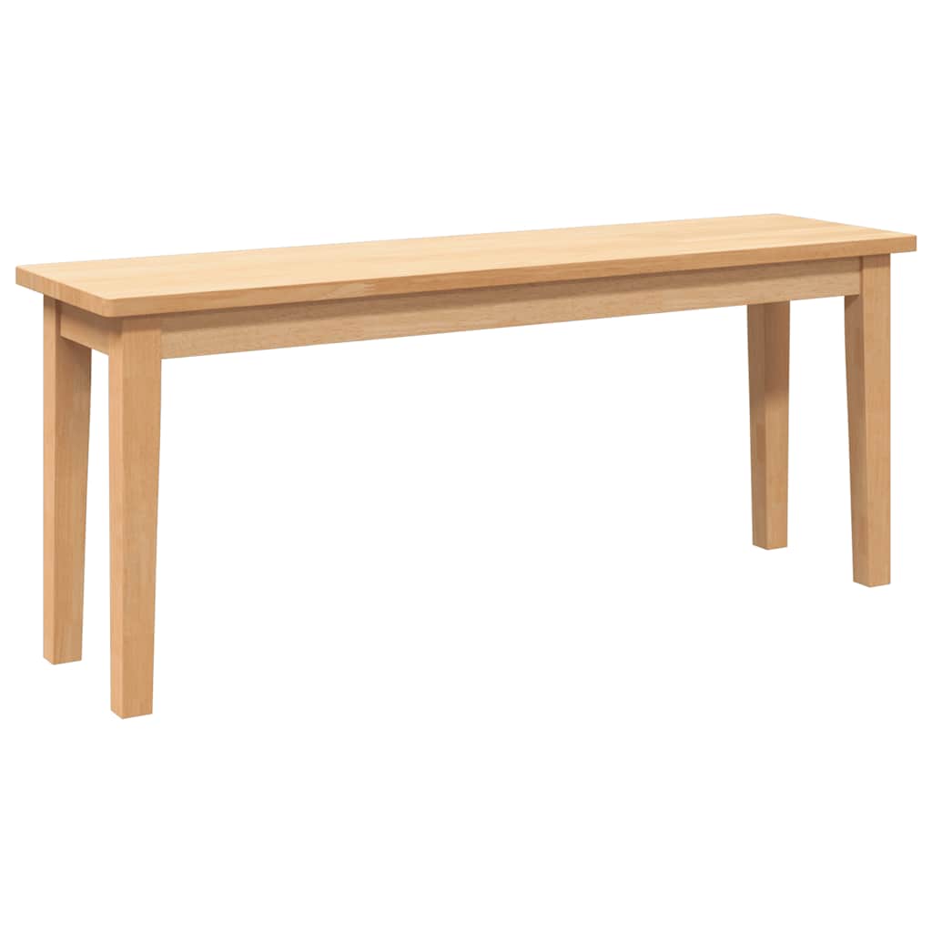 vidaXL Bancă 110 cm din lemn masiv cauciuc vidaXL Bancă 110 cm din lemn masiv cauciuc