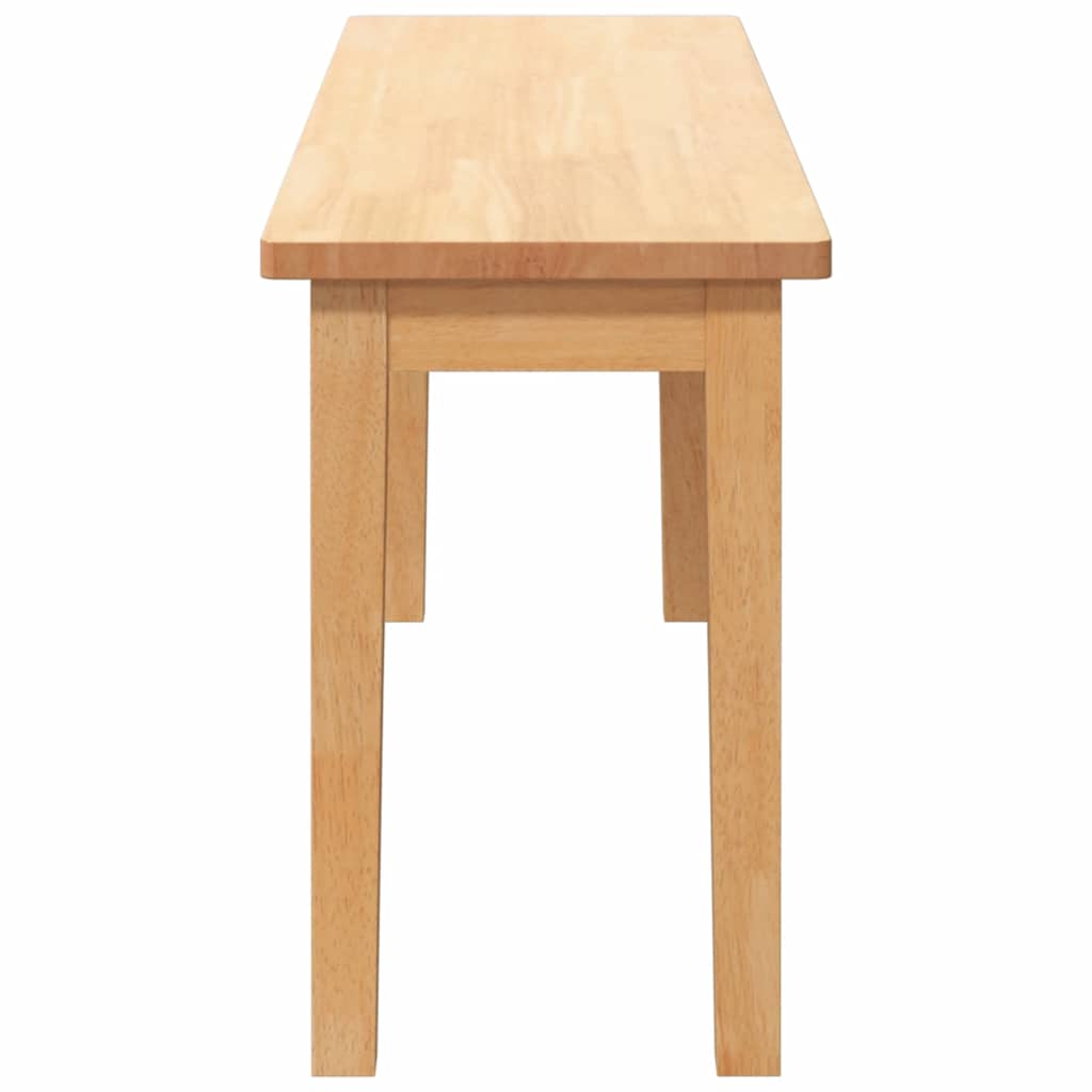 vidaXL Bancă 110 cm din lemn masiv cauciuc vidaXL Bancă 110 cm din lemn masiv cauciuc