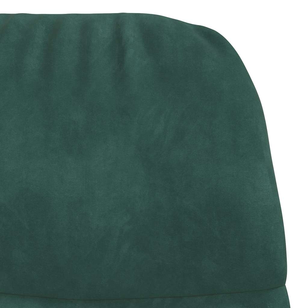 vidaXL Scaun balansoar, verde închis, catifea vidaXL Scaun balansoar, verde închis, catifea