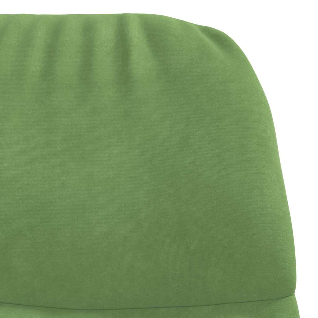 vidaXL Scaun balansoar, verde deschis, catifea vidaXL Scaun balansoar, verde deschis, catifea
