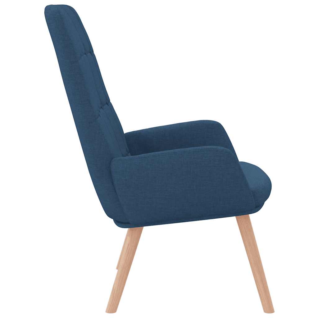 vidaXL Scaun de relaxare, albastru, material textil