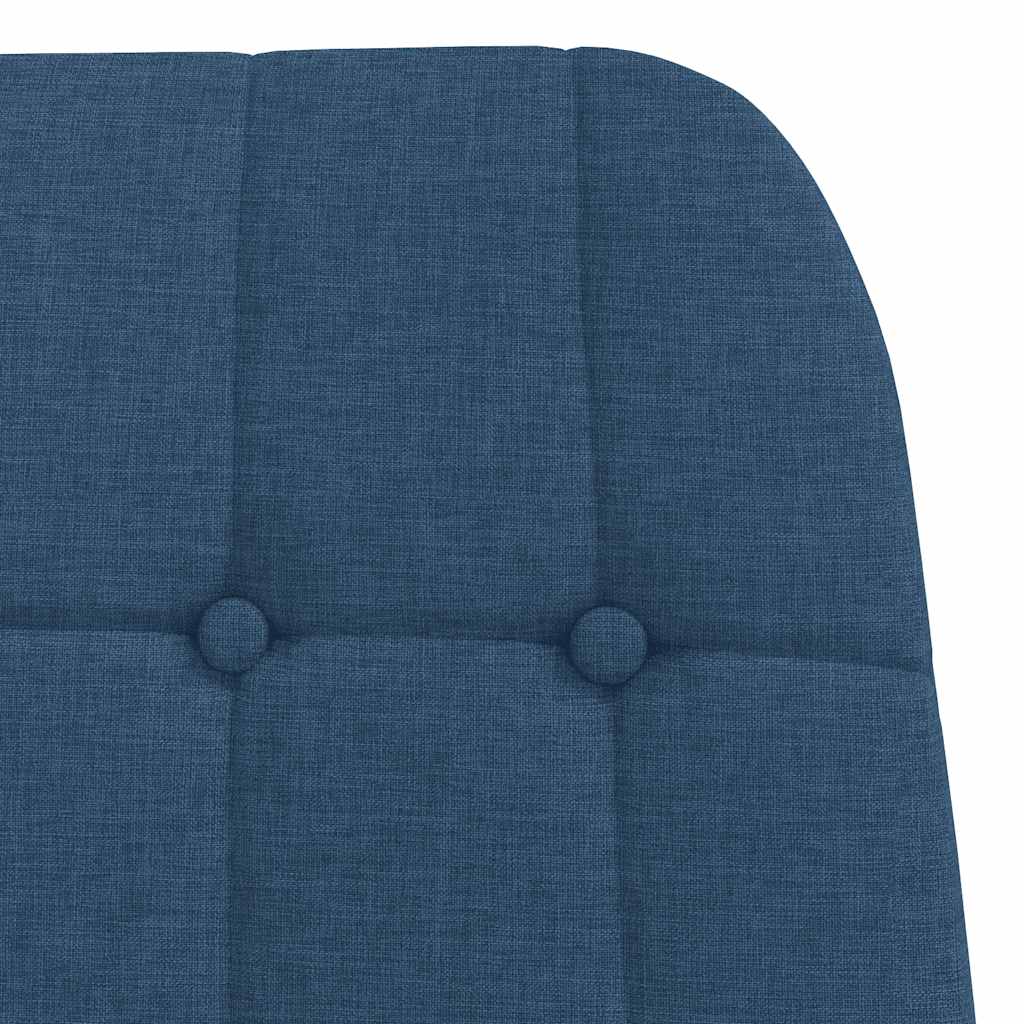 vidaXL Scaun de relaxare, albastru, material textil